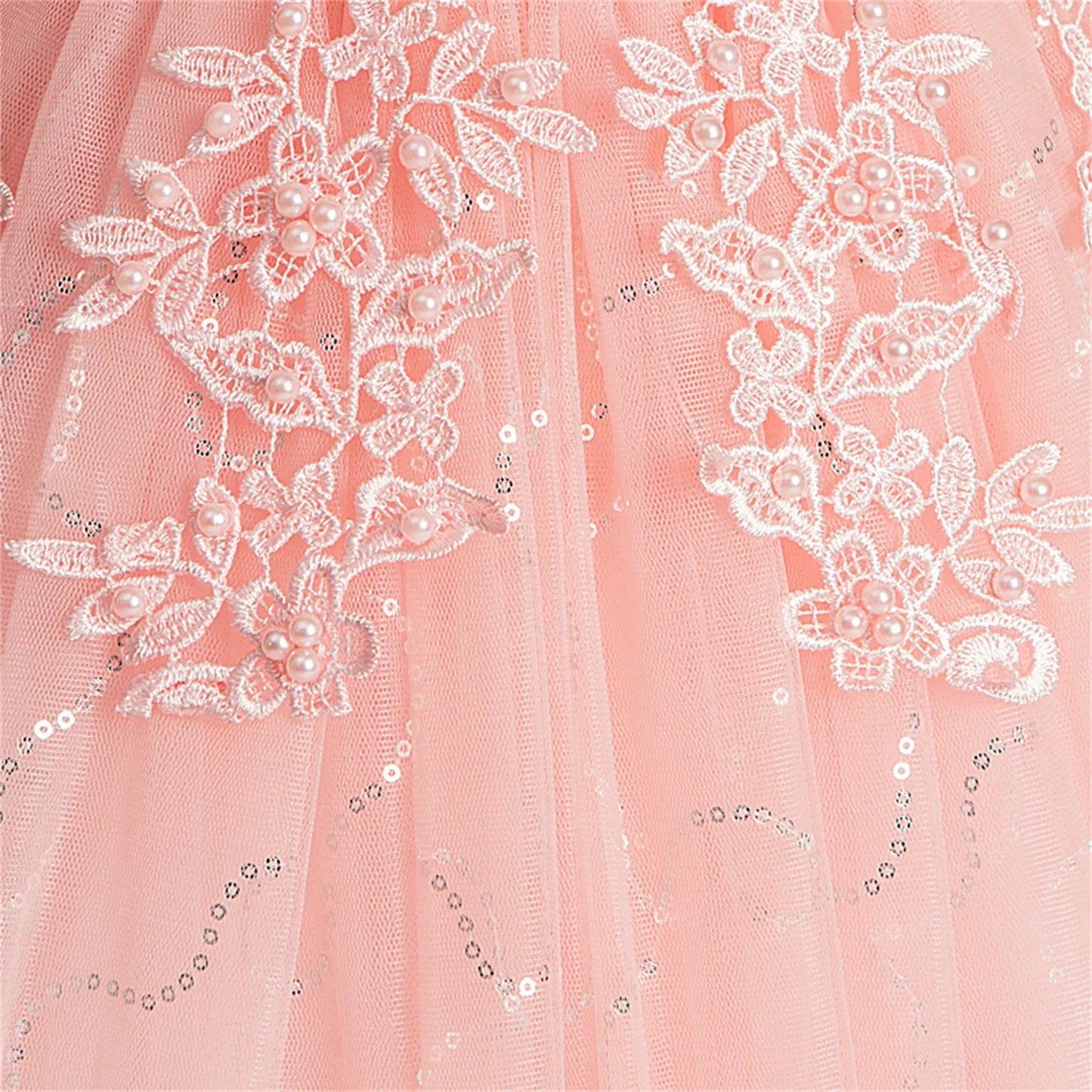 Kids Dresses For Girls Lace Dress Gown Princess Clothes Children Formal Evening Party Flower Girls Wedding Vestidois