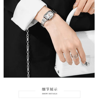 Luxury Women Quartz Watch Casual Fashion  Stainless Steel Strap Wristwatch Relojes Para Mujer Ladies Gifts