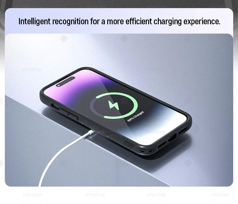 Magnetic Shockproof Case for iPhone 17 16 15 14 13 Pro Max Charging Protective Cover for Quad-style Bike/Motorcycle Mount/Holder