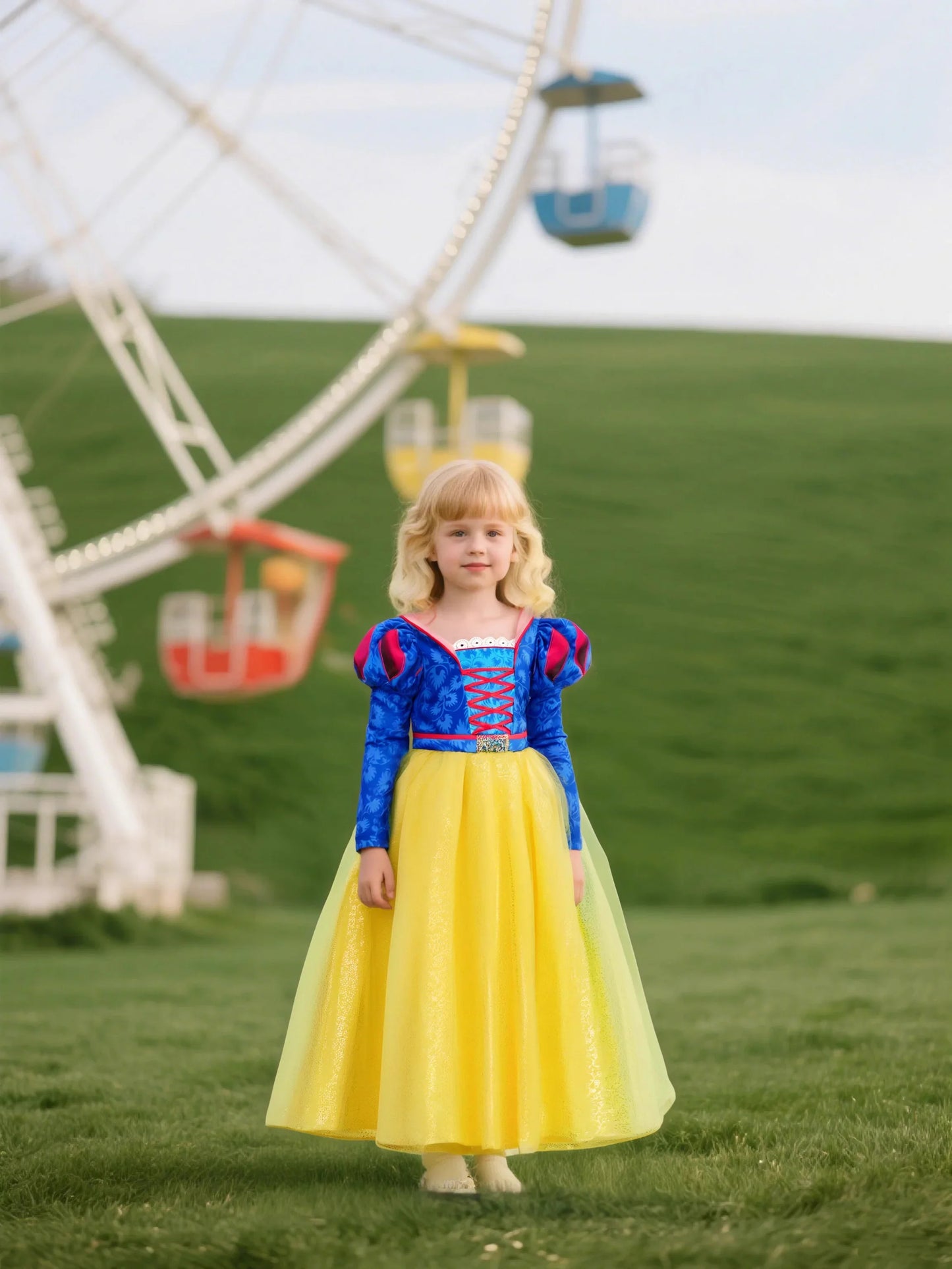 Cinderella Anna Elsa Costume Children Princess Dress for Girls Kids Cosplay Snow White Christmas Carnival Party Disguise Outfit