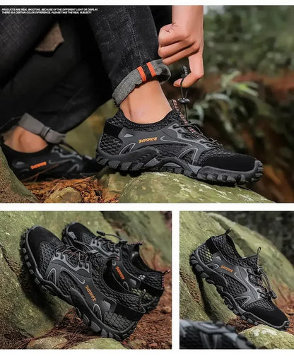 Wear-resistant Shoes for Men Hiking Shoes Jogging Trekking Sneakers Fast Zapatos Outdoor Hombre Invierno Outdoor Anti-slip
