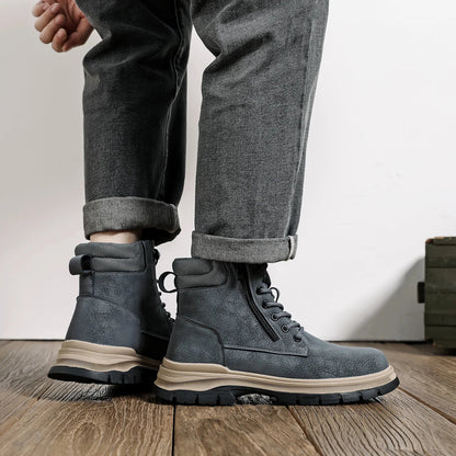 New Non Slip Work Shoes Men Work Boots Indestructible Safety Shoes Steel Toe Shoes Puncture-Proof Sneakers Male Footwear Shoes