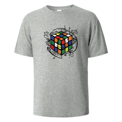 Mofang Print T-Shirt Summer Tees For Men Women 100% Cotton O-neck Oversize Casual Short sleeved Tops