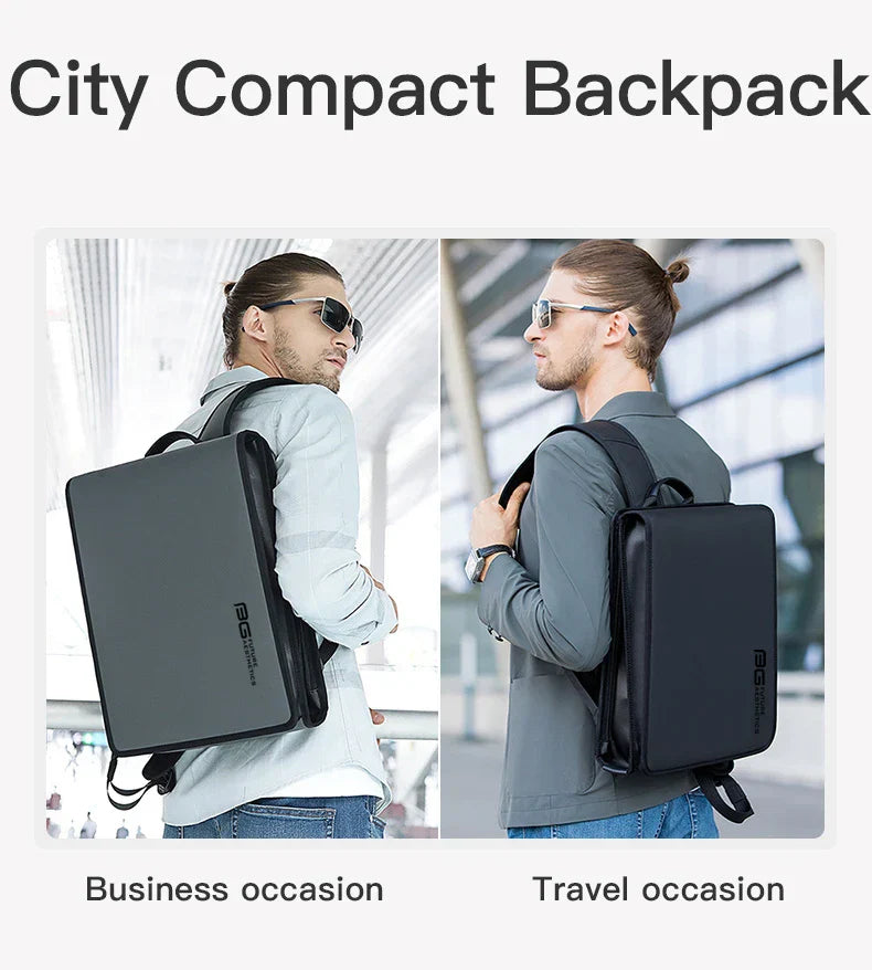 New Design Men Backpack Waterproof Fits for 14.1 inch Laptop Bag Teenager Travel Bag School Bag City Business Backpack Man