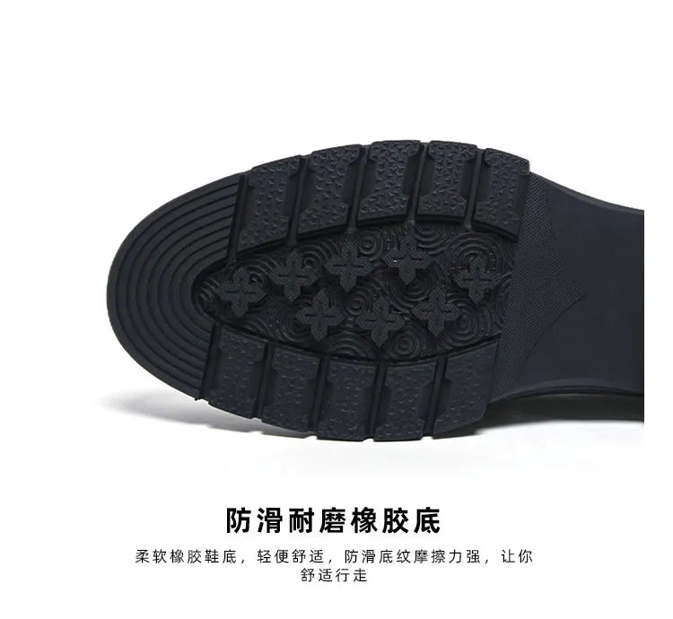 Men's Leather Loafers Slip On Office Casual Business Leather Shoes For Men Wedding Oxford Shoes Male Party Formal Derby Shoe Man