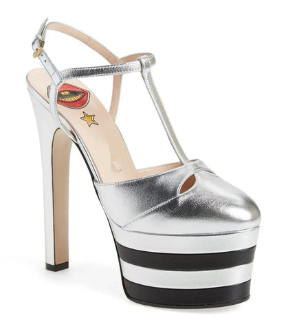 2026 Women's Round Head Sandals Thin Heels 5cm Thick Bottom Slope Heel Fish Mouth Rivet Sandal T-Platform Sandals Size34-43
