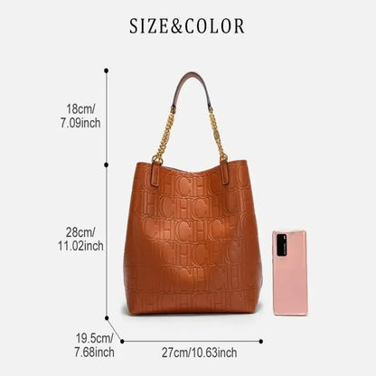 Superior Sense of Solid Colour Simple Style Ladies Large Capacity Tote Bag Daily Commuting Fashion Style Ladies Versatile