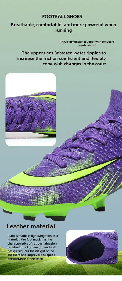 New Men Football Boots Adult Society Original Indoor Professional Women Soccer Shoes Unisex Ultralight Football Shoes Sneakers