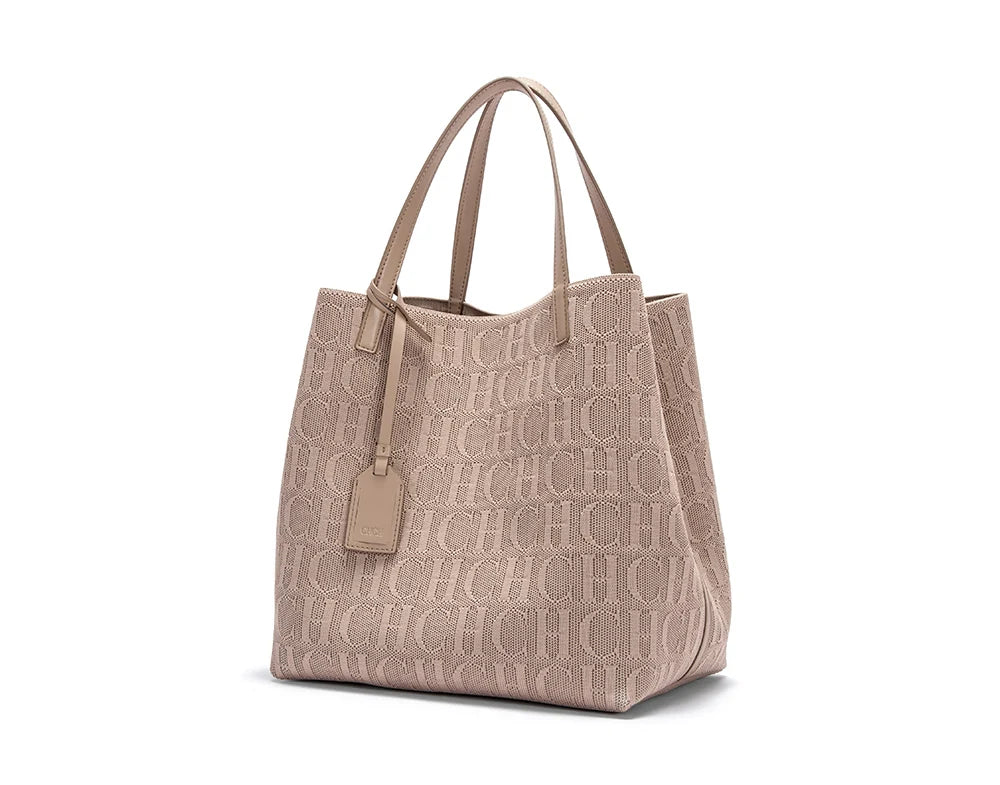 Fashionable Classic New Solid Color Outer Bag Women's Handbag Exquisite Handcrafted Weaving Large Capacity Handbag