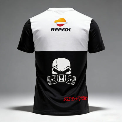 Moto Gp Legendary Driver Mark Marquez No 93 Repsol Honda Racing T Shirt Fan Collection Daily Sports Wear Breathable Quick Drying