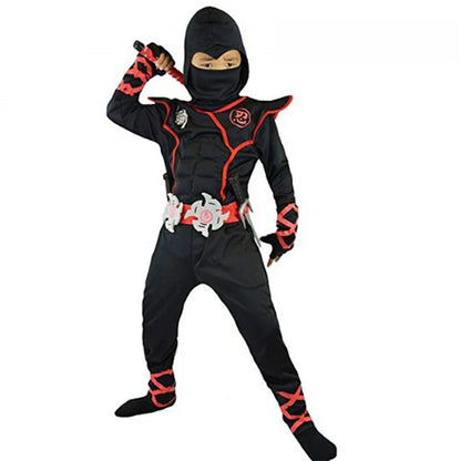 Disfraz de Ninja para Halloween, Disfraz de Samurai Japonés, Mono de Ninja con Accesorios de Espuma