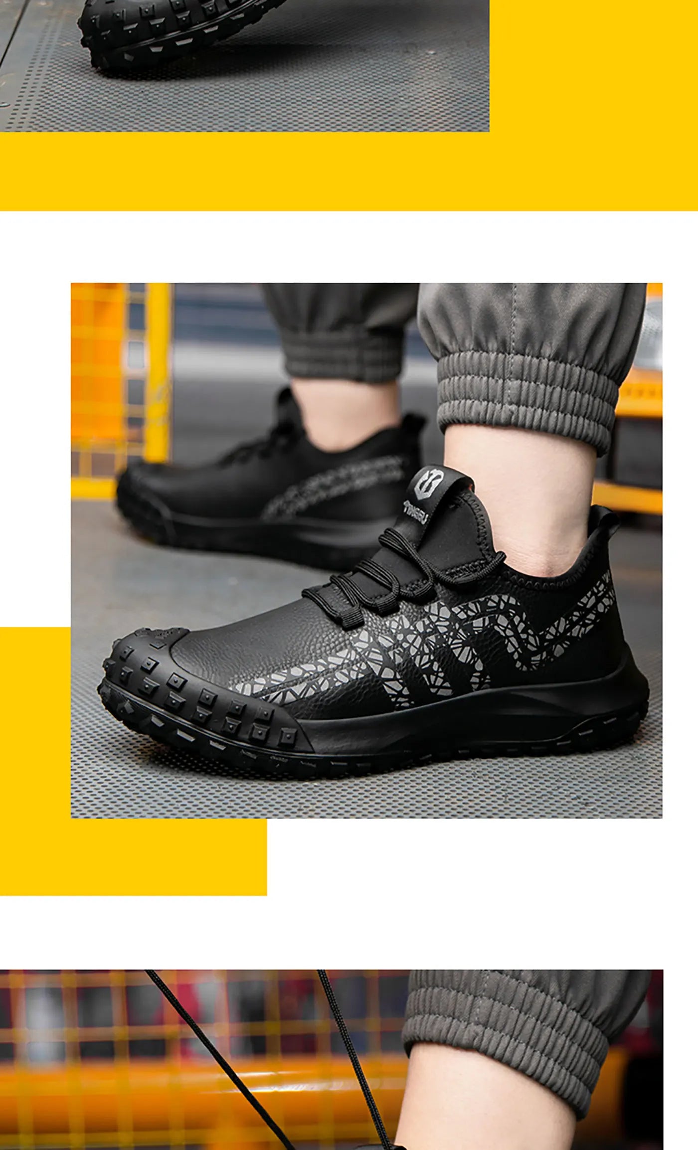 New insulated anti smashing, anti piercing, anti slip, and anti splashing work shoes for men's safety shoes