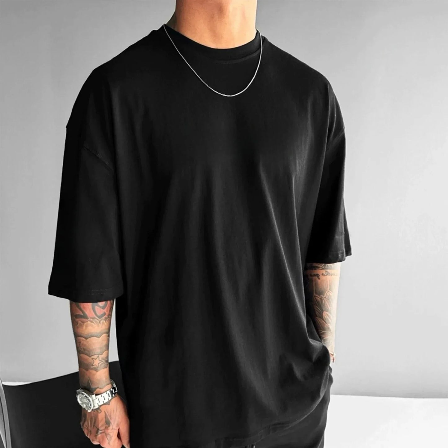 Oversized Men's T-shirt Demon Slayer Anime Print Summer trendy Women Short Sleeve Graphic Tee Streetwear Casual Tops Y2k Clothes