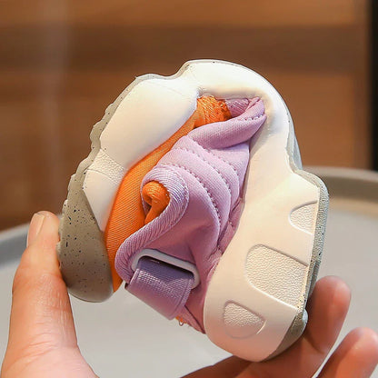 Children's Sneakers Spring Autumn New Girls School Sports Shoes Fashion Versatile Kids Causal Boys Basketball Shoes Soft Bottom