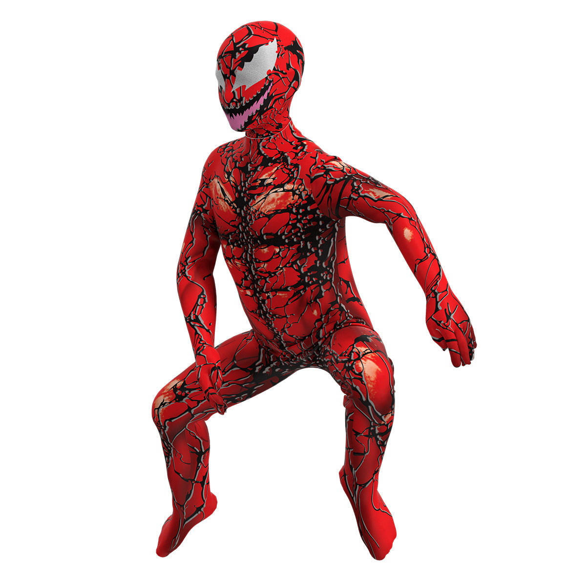 Kids Venom: Let There Be Carnage Carnage Cosplay Costume Bodysuit Jumpsuit Halloween Carnival Suit Party Dress