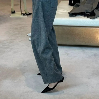 Sapatos Femininos de Salto Alto, Novos Sapatos Sexy de Salto Grosso com Bico Fino e Tira Traseira para Mulheres, Sandálias de Salto Alto para Vestidos de Festa