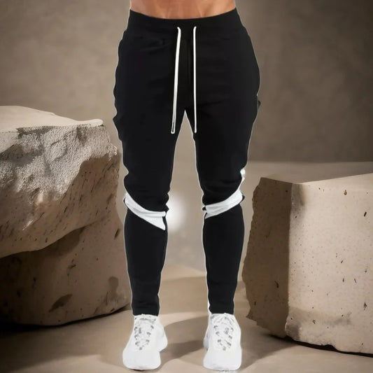 2025 New Mens Joggers Casual Pants Fitness Men Sportswear Tracksuit Bottoms Skinny Sweatpants Trousers Black Gyms Jogger Track P