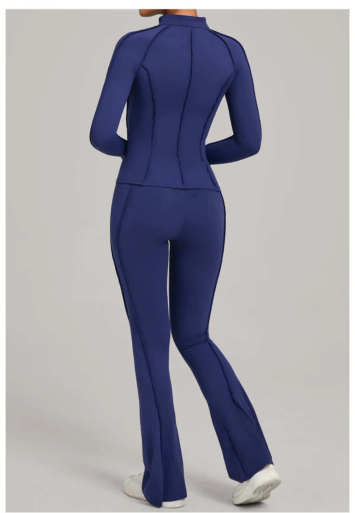 Gym Casual Yoga Set for Women Outdoor Running Fitness Outfit Autumn Winter Tight Sports Three-Piece Set Zipper Coat+bras+pants