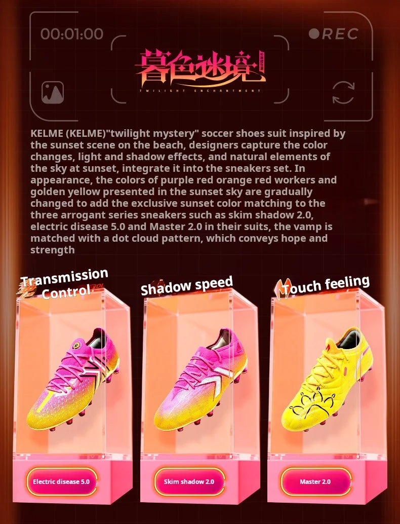 High-end Football Shoes Short Nail Anti Slip Football Boots Artificial Grass Cushioning Training Mg Football Shoes
