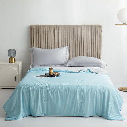 High Quality Cooling Blankets Smooth Air Condition Comforter Lightweight Summer Quilt with Double Side Cold  Cooling Fabric