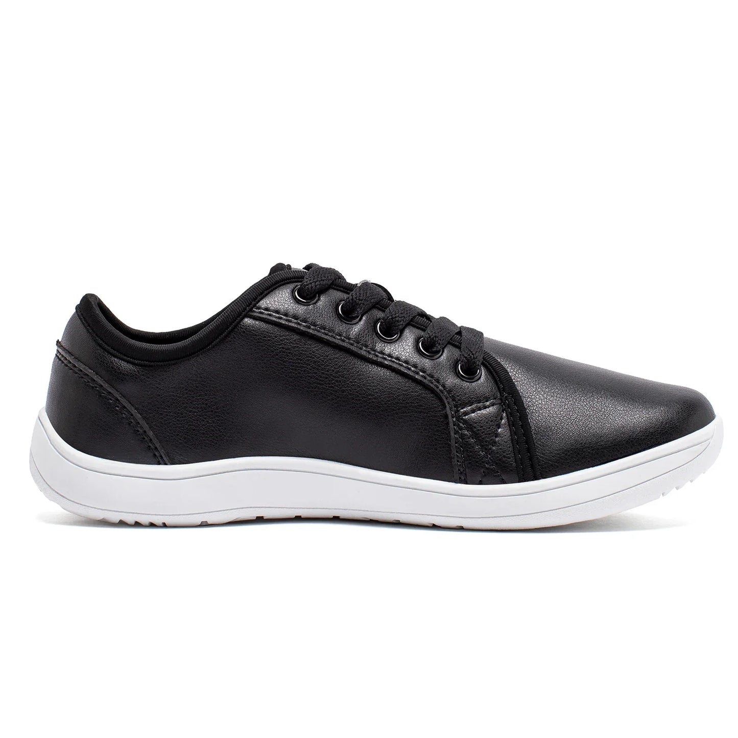 Minimalist Shoes for Men Women Wide Toe Barefoot Zero Drop Shoes Casual Artificial Leather Lightweight Walking Sneakers