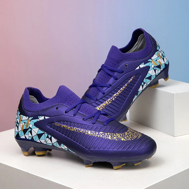New Kid Match Boys Soccer Shoes Comfortable Outdoor Match Professional Football Boots Sneakers Non-Slip Sports Shoes Unisex