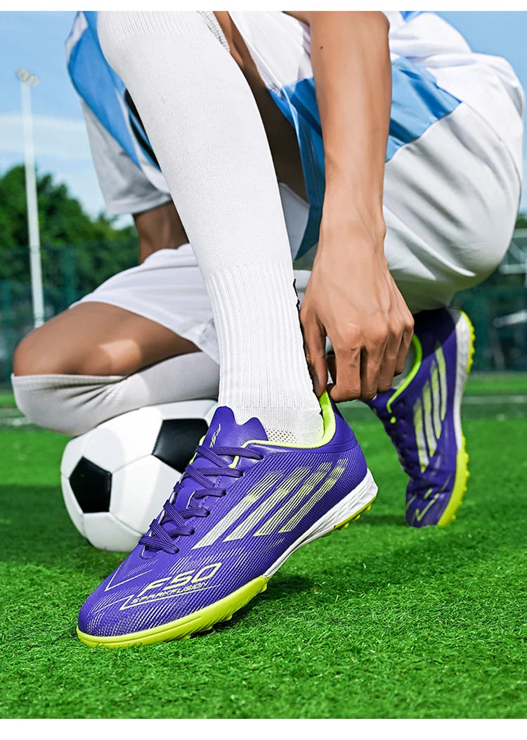 Soccer Cleats for Mens Professional Football Boots Turf Soccer Shoes Indoor/Outdoor Low-top Sneakers Zapatos De Fútbol