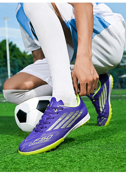 Soccer Cleats for Mens Professional Football Boots Turf Soccer Shoes Indoor/Outdoor Low-top Sneakers Zapatos De Fútbol
