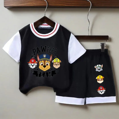 Summer Boys Breathable Quick Drying Sport Clothing Sets Kids Casual T Shirt Shorts 2pcs Set Child Basketball Clothes Suit