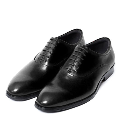 Italian Luxury Men's Oxford Dress Shoes Cow Genuine Leather Fashion Plain Toe Burgundy Wedding Business Formal Shoes for Man
