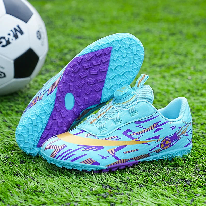 New Men Kids Soccer Shoes Football Boots Ultralight Match Grass Boys Professional Cleats Non-Slip Training Shoes Drop Shipping