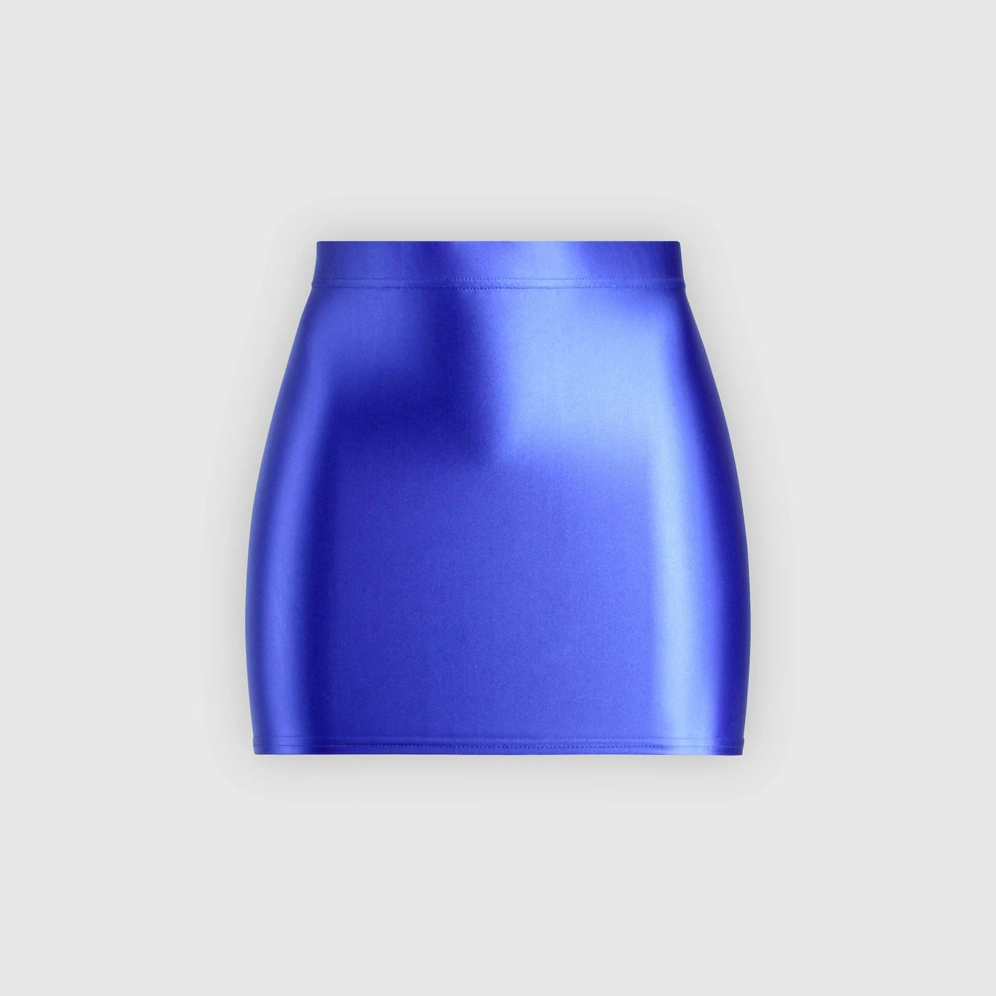 satin glossy Skirt Elastic Smooth Gloss Tight Skirt Oil Solid Color Half Skirt Satin glossy Wrap Hip Short Skirt