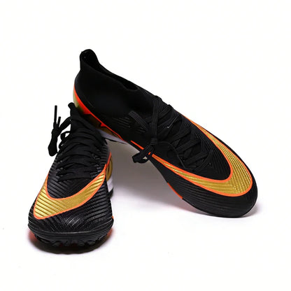 Professional Mens Soccer Shoes Flexible Turf Soccer Cleats for Boys Sneakers TF/FG Training Football Boots Chuteira Campo 35-45