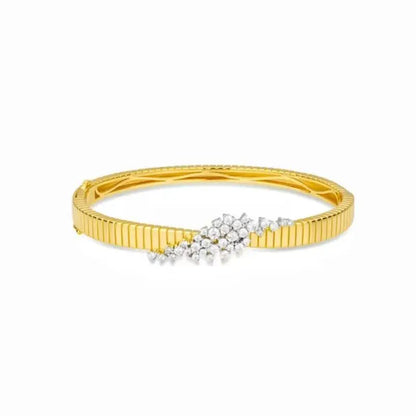 Real gold Plated Sterling Silver Bangle bracelets women jewellery women Original and pure 925 sterling silver bracelets
