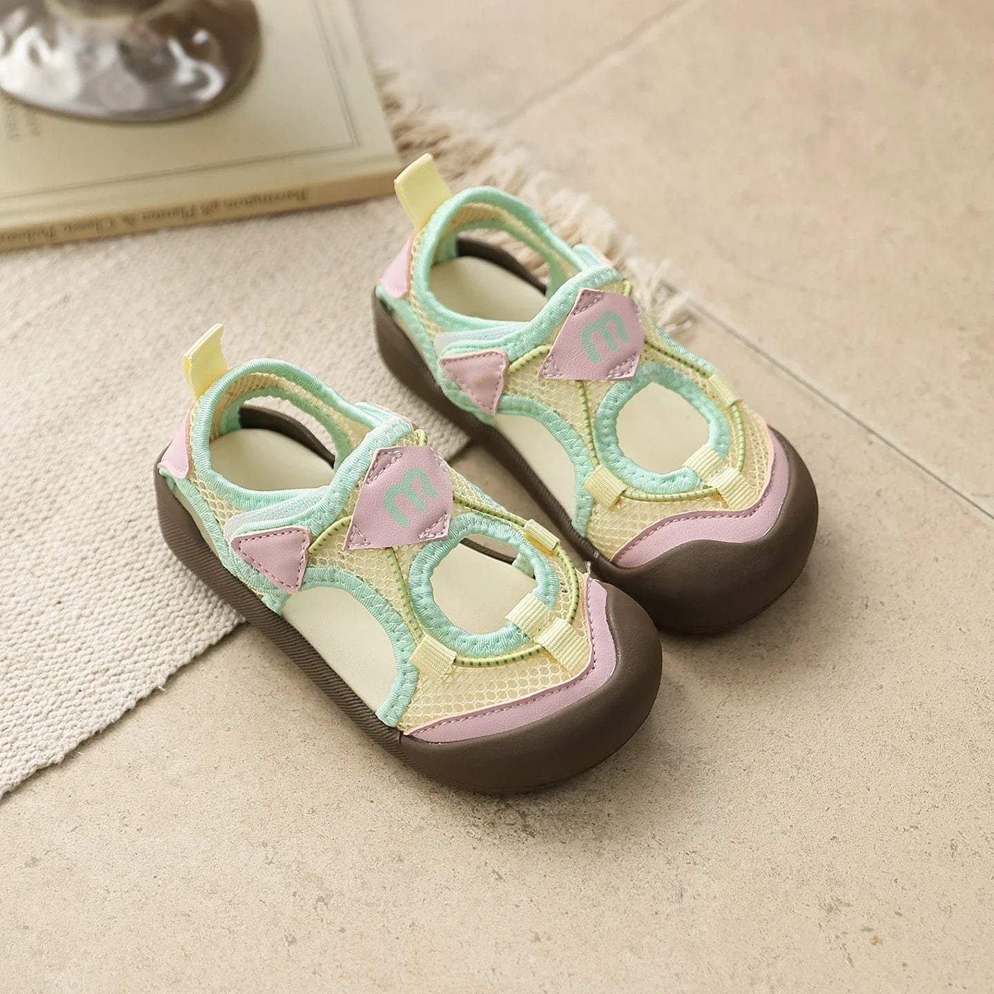 Boys Girls Recycled Adventure Sandals 2026 New Summer Toddler Sporty Sandals Non-slip Versatile Chic School Outdoor Hiking Shoes