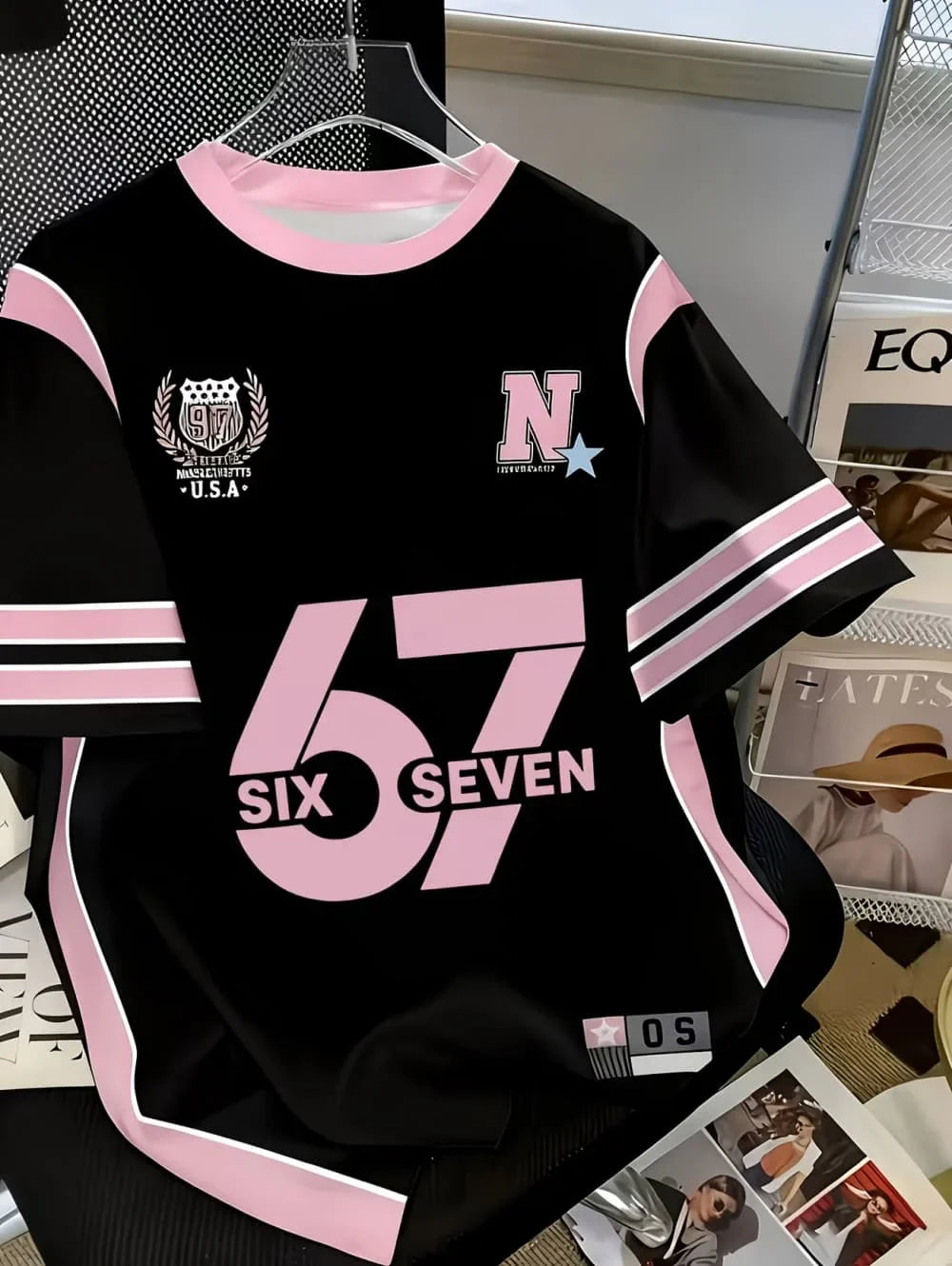 Summer Number Digital 3D Printed T-Shirt for Kids Sports Style Top Patchwork Short Sleeve Sports Football Jersey Y2k Loose Tops