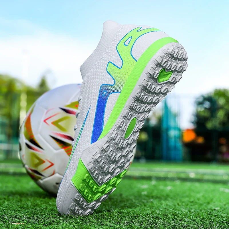 New Men Football Boots Grass Futsal Sneakers High-quality Match Cleats High-top Non-Slip Soccer Shoes Indoor Hot-selling Outdoor