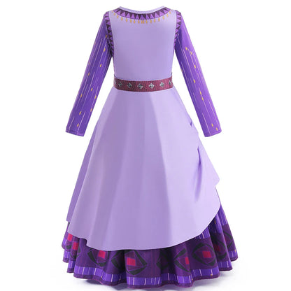 New Girls Carnival Wish Queen Amaya Cosplay Costume For Kids Birthday Party Princess Dress UP Children Role Play Fancy Outfits