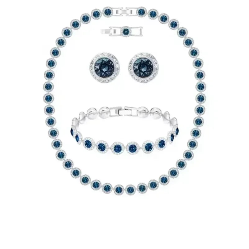 2025 New Classic Luxury Angel Set, Necklace, Bracelet, Earrings, Multi Functional and Beautiful - Valentine's Day Gift