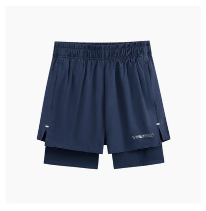 Women Running Shorts High Waist Quick Dry Gym Yoga 2 in 1 Athletic Shorts With Pocket Summer Workout Short Sportswear New