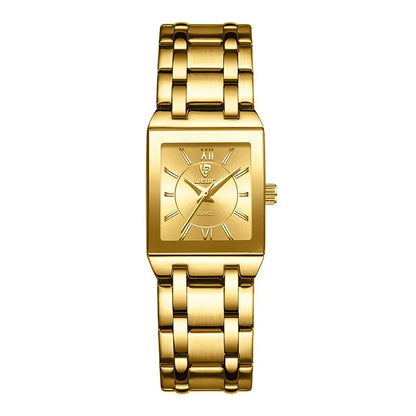 Luxury Golden Quartz Wristwatches For Female Girl Male Fashion 30m Waterproof Women Ladies Mens Watches Relogio Feminino