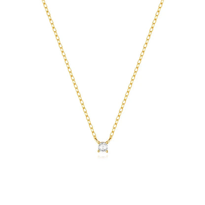 925 Sterling Silver Necklaces Charms for Women Crystal Cross Clavicle Collar Chain Simple Choker Necklace Accessories Gift