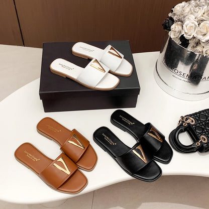 High Quality PU Purses And Sandals Sets Flat Shoes And Bag Set Matching Handbags For Women Slippers Flip Flops Women Shoes