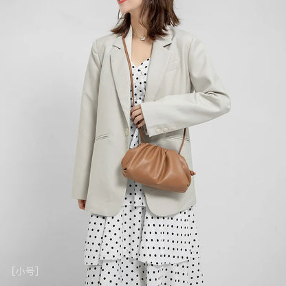 Soft Pu Leather Women Shoulder Bag High Quality Small Cloud Crossbody Bags for Women Fashion Female New Handbags Messenger Bags