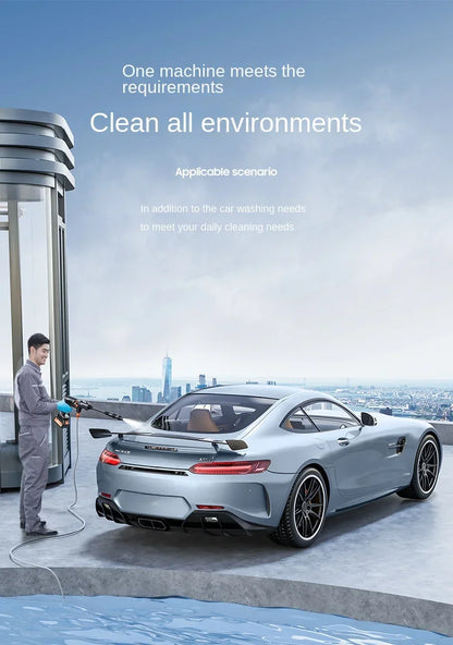 Cordless High Pressure Car Washer Spray Water Gun  Battery Foam Generator Car Washing Machine for Home