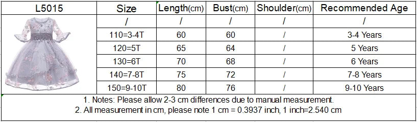 2023 Summer Party Dresses For Girls Kids Embroidery Flower Girl Dress Half Sleeves Children Elegant Birthday Princess Dresses