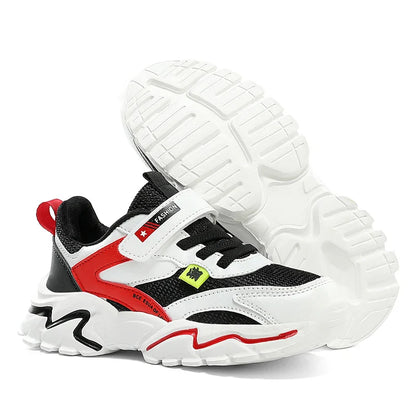 Boys' Summer Mesh Breathable Sneakers Anti-Skid Outdoor Tennis Shoes for Children Sport Running Size 28-39