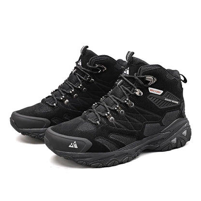 Winter Boot Men Outdoor Hiking Boots Suede High Top Leather Outdoor Trekking Sneakers Mens Mountain Tactical Boots