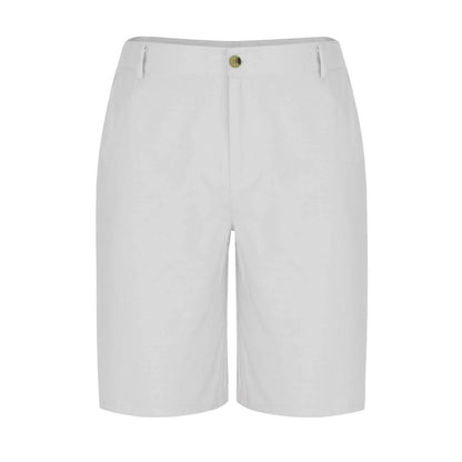 2025 Summer Cotton Linen Shorts for Men Solid Casual Button Pocket Beach Shorts Men's Comfortable Simple Vacation Leiture Pants