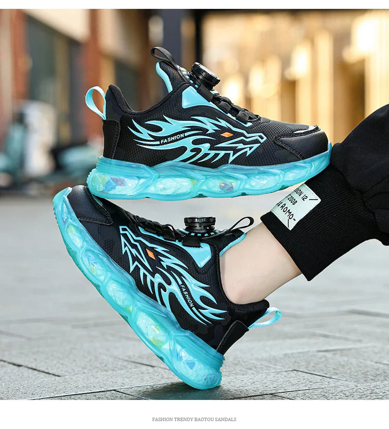 Kids Shoes Boy Casual Sneakers Platform Comfortable Children School Sports Tenis Boy Shoes Children's Basketball Shoes